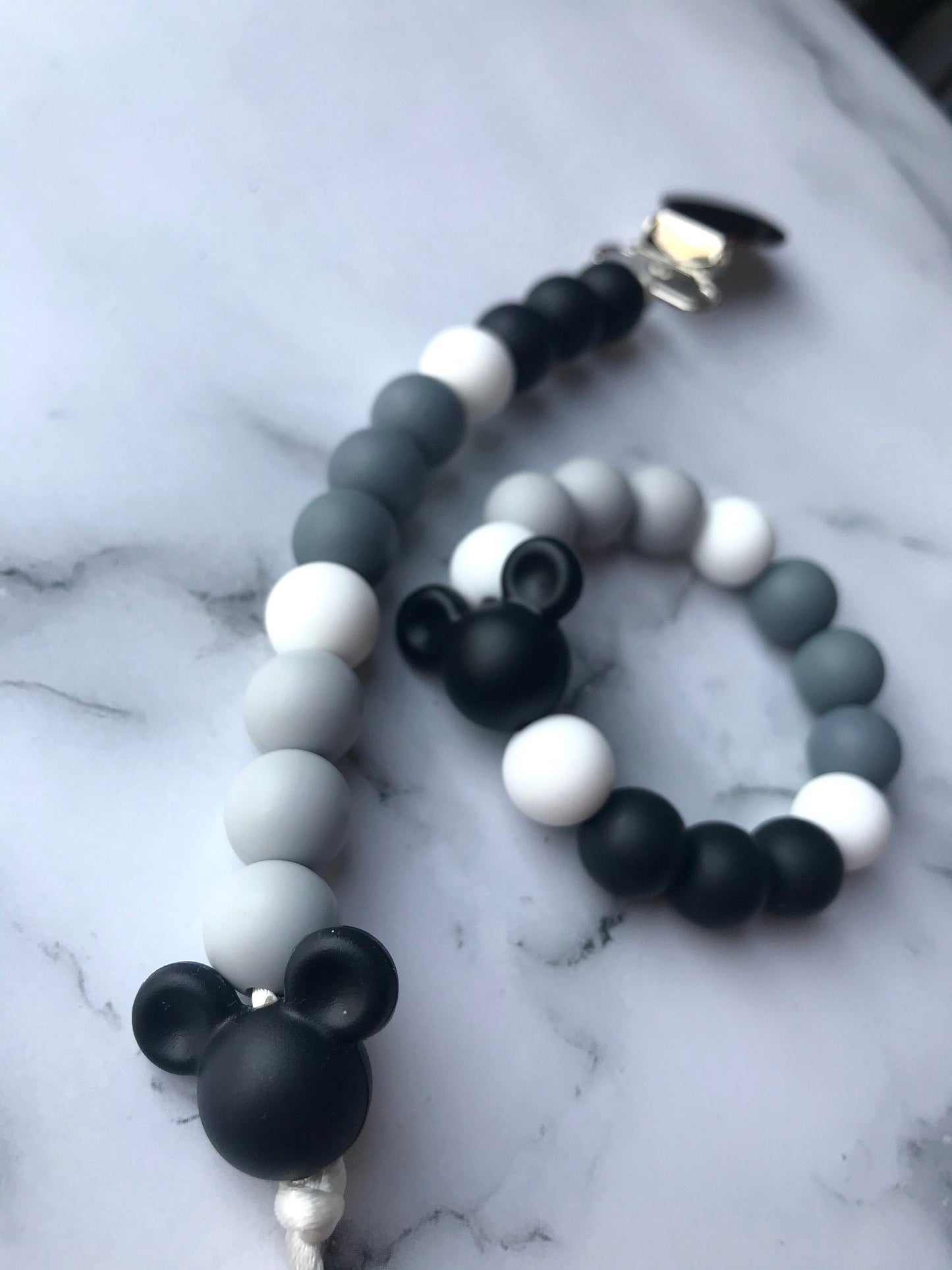 Silicone Pacifier Clip & Teething Bracelet