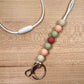 Silicone Bead Lanyard & Keychains - Pastel Fall