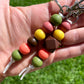Silicone Bead Lanyard & Keychains - Fall Leaves