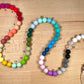 Silicone & Wood Bead Rattles - Personalized Color