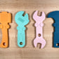 Silicone Teether Toy - Tool Gift Set 2