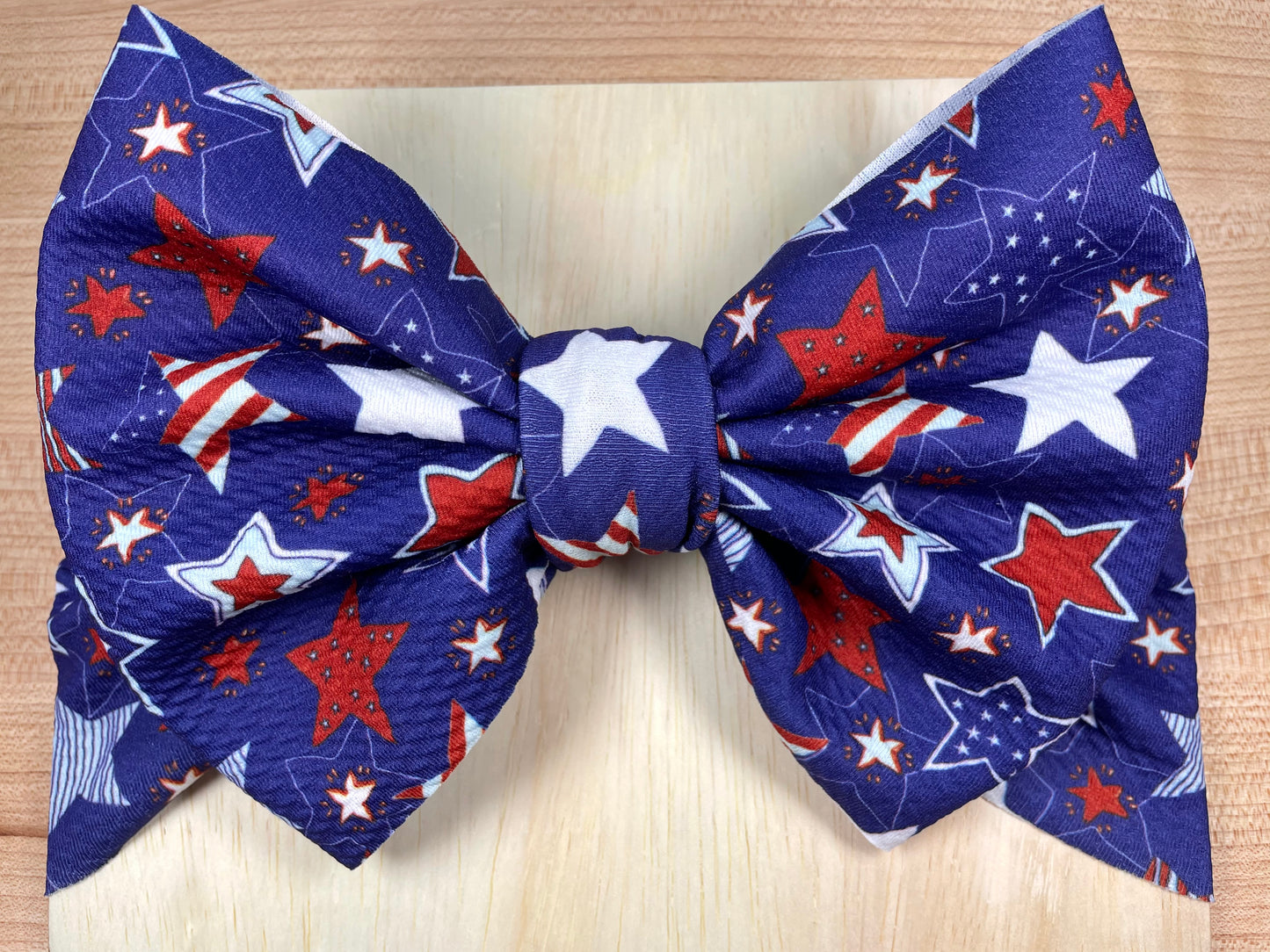 Oversized Baby Bow - 4th of July Bow Headwrap