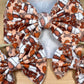 Fall Textured Baby Bow Headbands - Pumpkin Spice & Everything Nice