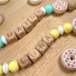 Personalized Name Pacifier Clip - Donut